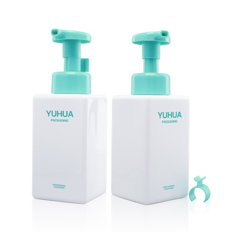 Cosmetic packaging — Custom logo Pet Liquid Soap Facial Cleanser Foam Bottles 100ml 120ml 150ml Plastic Foam Pump Bottle