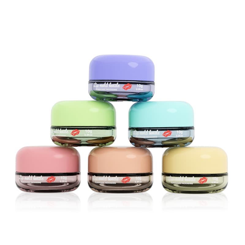 Cosmetic packaging — Mini 10g Glass Jars with Screw Cap for Facial Moisturizing Skincare Serum Cream Blush Face Cream Container