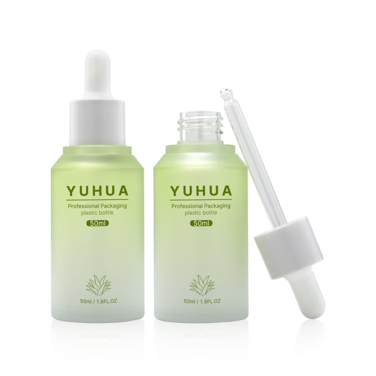 Cosmetic packaging — Dropper Bottle Serum Bottle 30ml 50ml Customized Color PETG Skin Care Dropper Bottle