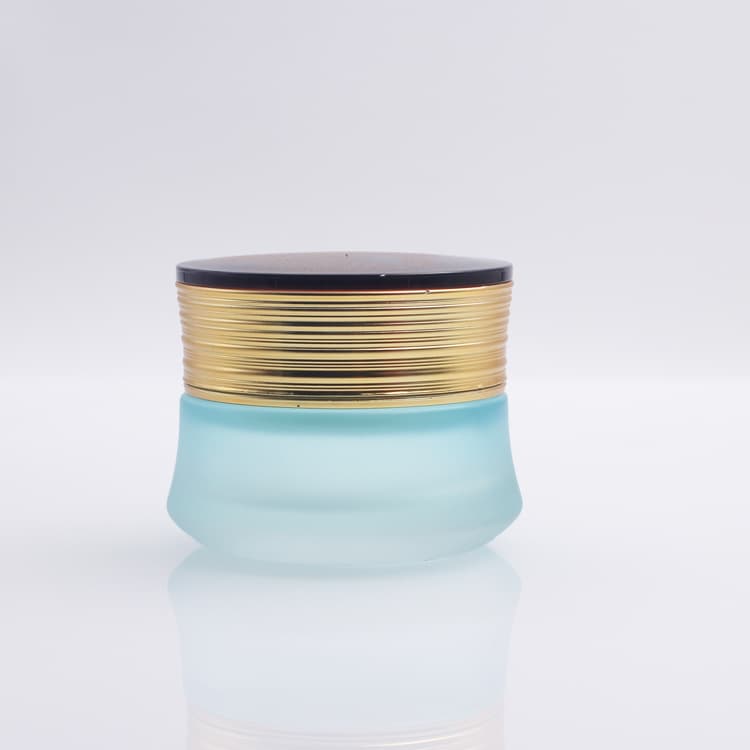 Cosmetic packaging — Manufacturer Cosmetic Packaging Set for Skin care Glass jar 30g  50g Customized Color spray painting Face Cream Jars Container