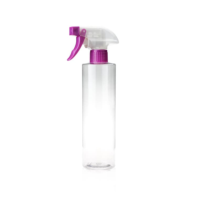 Cosmetic packaging — PCR 450ml Empty pet plastic bottle hand sanitizer bottle transparent pump trigger bottle
