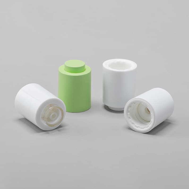 Cosmetic packaging — Wholesale 20/410 ABS Plastic Round Dropper Screw Cap Rotary Drip Pump Twist Dropper for Serum Bottle