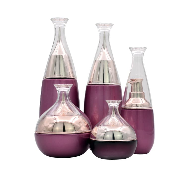 Cosmetic packaging — Custom Wholesale Luxury Packaging Bottle Cosmetic Packaging Glass Bottle Set