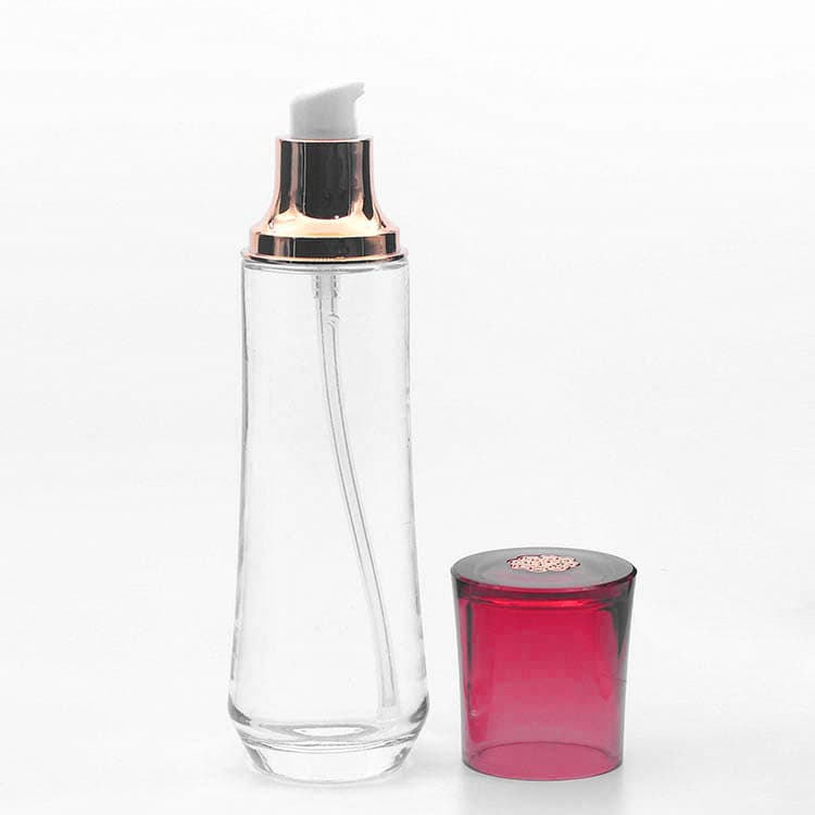 Cosmetic packaging — Clear Glass Lotion Bottle 40ml/60ml/100ml Custom Color  Cosmetic Packaging Bottles Set Container Manufacturers