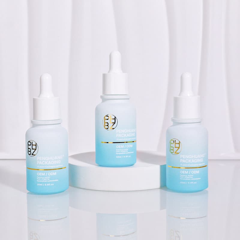 Cosmetic packaging — High Quality 1oz 30ml White Matte Glass Serum Bottle for Skin Care Hair Oil Cream Essential Oils Empty Glass Dropper Bottle