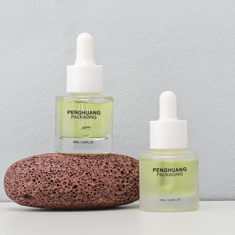 Cosmetic packaging — High Quality Glass Packaging Supplier Serum Bottle 15ml Essential Oil Dropper Bottle Cosmetic Packaging Glass