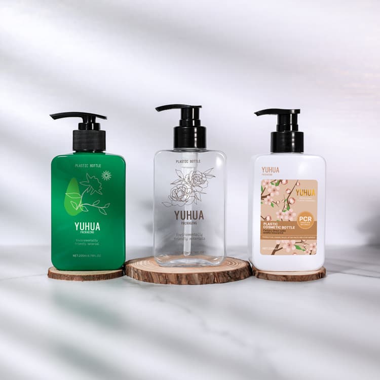 Cosmetic packaging — Custom 200ml Skincare Packaging Plastic Foaming Pump Bottle Sprayer Bottle Personal Care Hand Washing Shampoo Bottles
