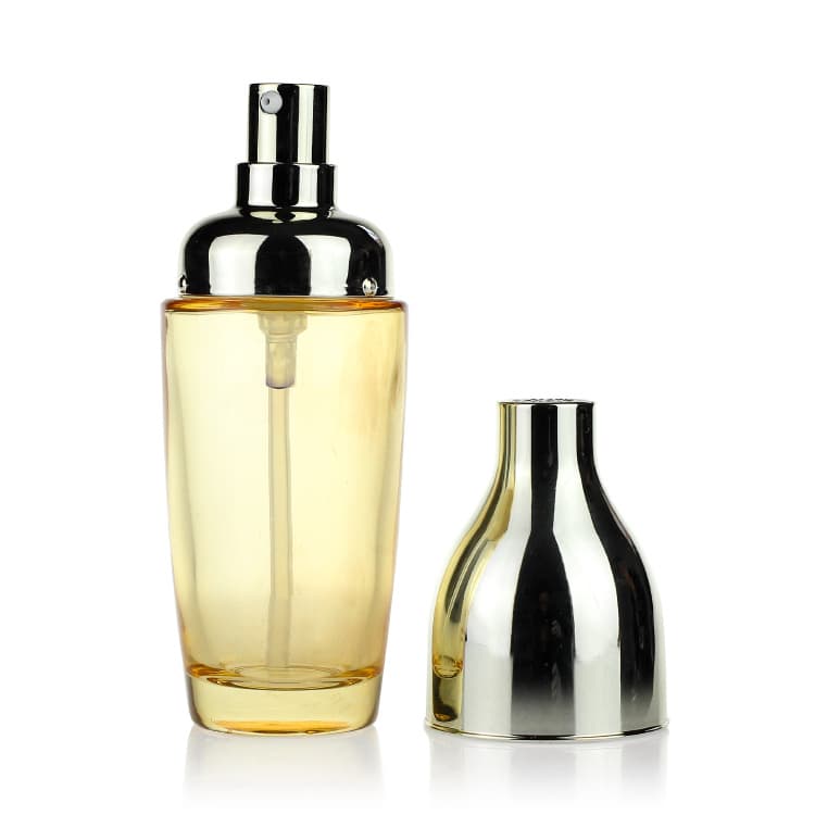 Cosmetic packaging — Glass Lotion Bottle 40ml/100ml/120ml Custom Color Cosmetic Packaging Bottles Set Container Manufacturers