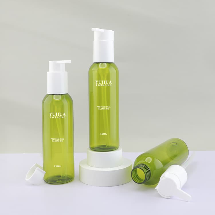 Cosmetic packaging — Refillable Empty Cosmetic Packaging Bottle for Lotion Shampoo Cosmetic Plastic Lotion Pump Bottle 150ml