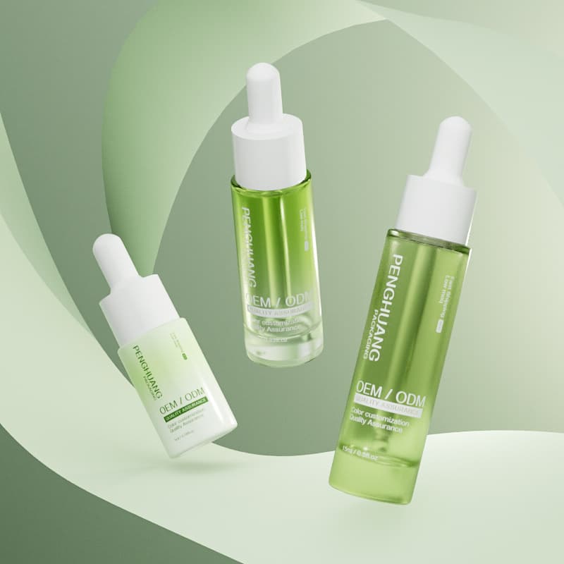 Cosmetic packaging — 5ml 10ml 15ml Frosted Clear Glass Dropper Bottle for Serum Essential Oil Skin Care Cream & Eye Drop