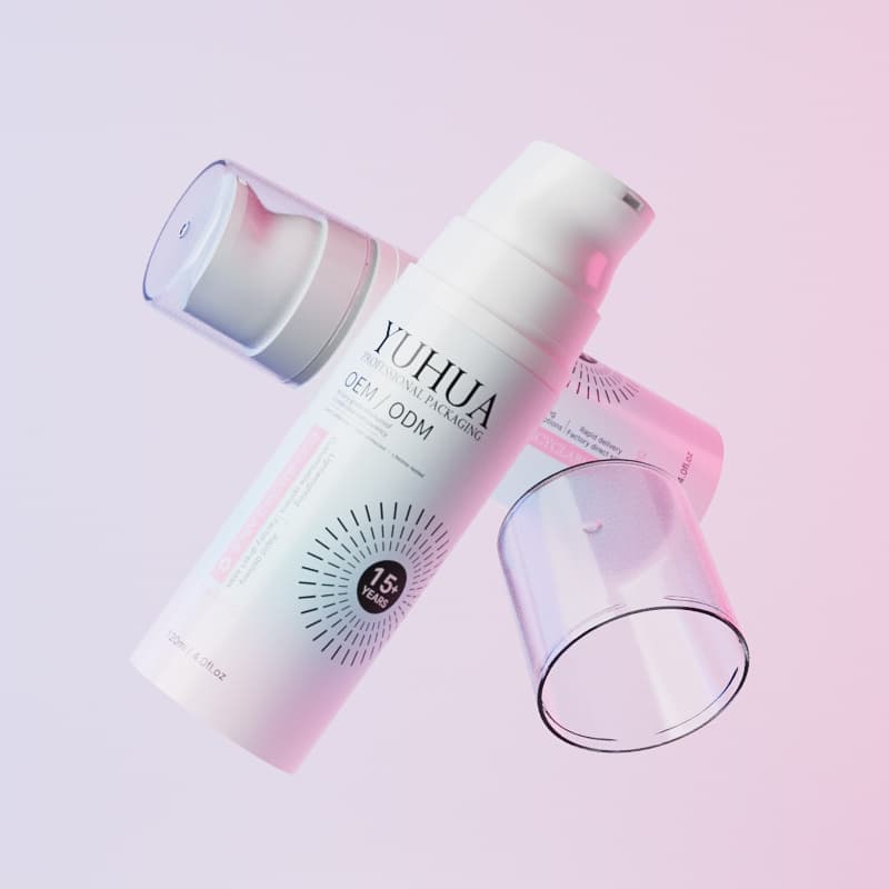 Cosmetic packaging — Custom Plastic 60-200ml PET Foam Dispenser Bottle Silk Screen Printing for Facial Cleaning Mousse Shower Gel Foaming Shampoo