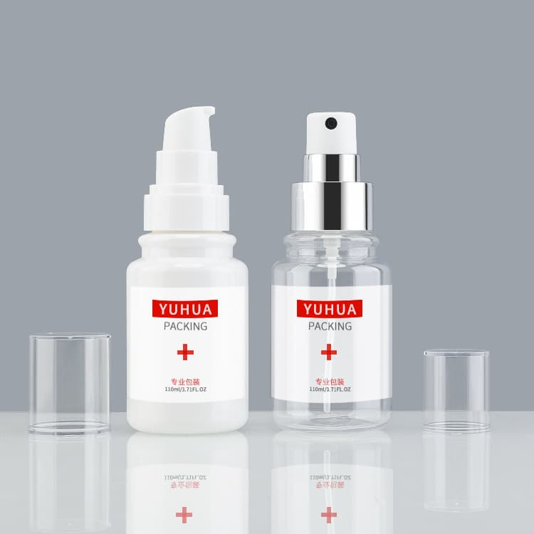 Cosmetic packaging — Hand Wash Gel Plastic Bottle 110ml Empty Cosmetic Bottle Container for Makeup Blemish Balm Lotion Serum