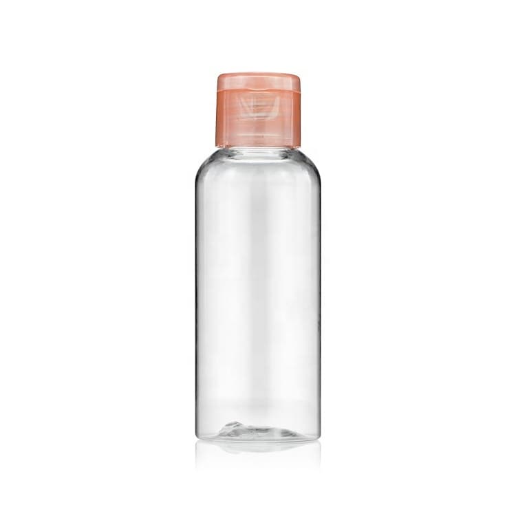Cosmetic packaging — High-quality transparent 60ml Empty Plastic spray bottle  sanitizer bottle with flip top cap PET cosmetic bottle manufacturer