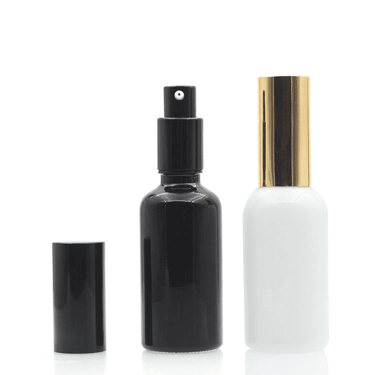Cosmetic packaging — White porcelain Bottle Custom Person Care of Essential Oil Bottle with Dropper White Glass Serum  bottle