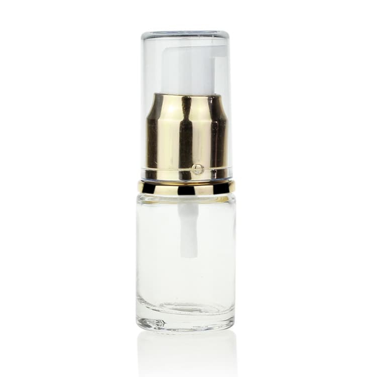 Cosmetic packaging — 15ml round foundation container bottle jar serum glass spray bottle