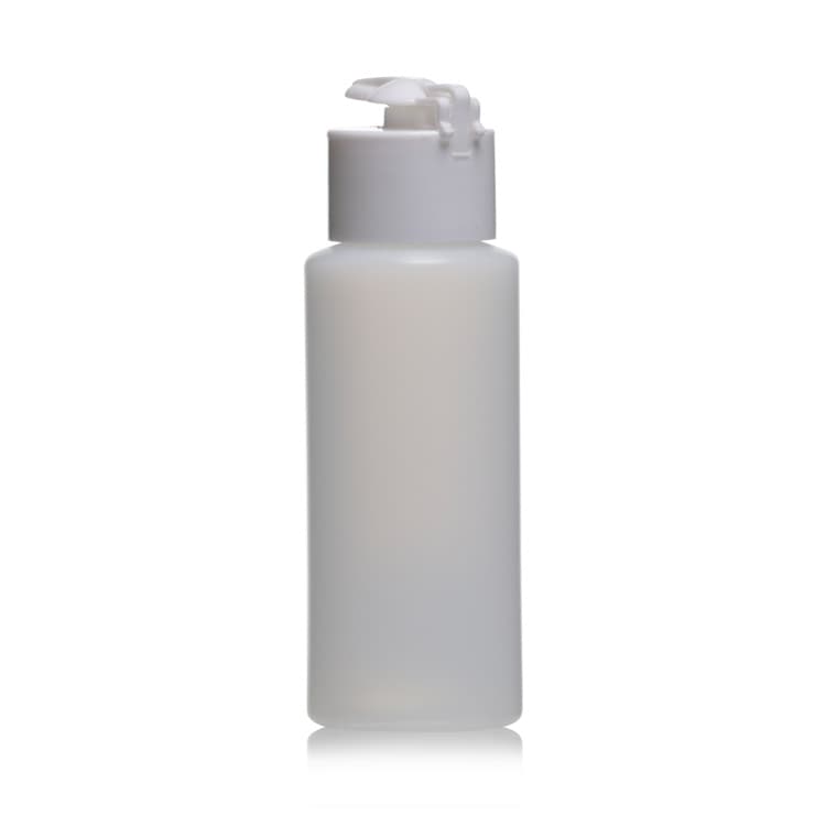 Cosmetic packaging — 60ml 2oz Biodegradable White Empty Plastic PE Bottle Container