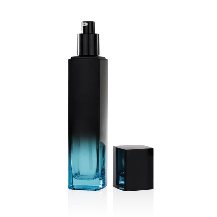 Cosmetic packaging — Glass Lotion Bottle 40ml/100ml/120ml Custom Color with color changing Cosmetic Packaging Bottles Set Container Manufacturers
