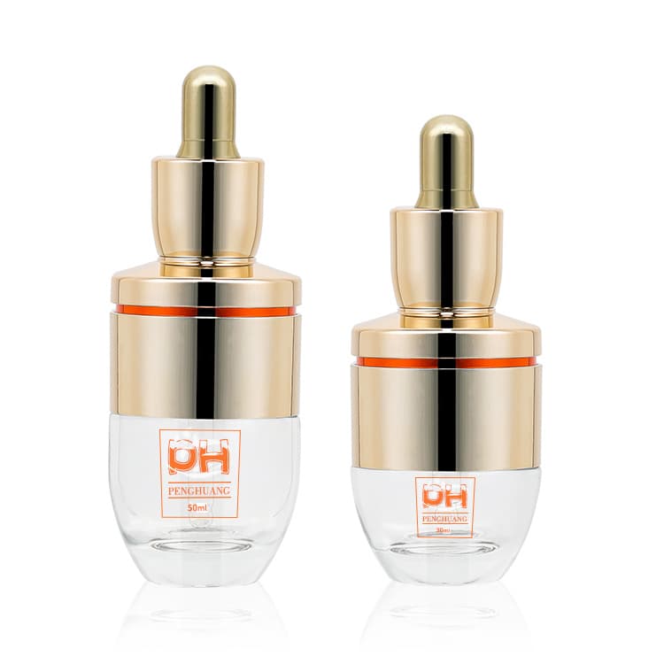 Cosmetic packaging — serum 30ml bottle wholesale glass cosmetic essential oil bottle dropper body oil 1oz glass serum bottle