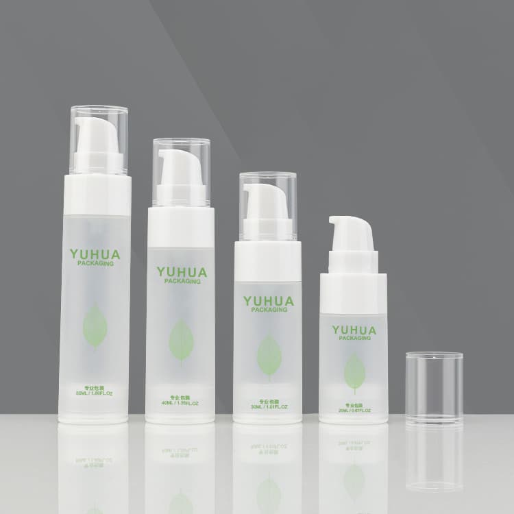 Cosmetic packaging — 20ml 30ml 40ml50ml Airless Cosmetic Cream Pump Bottle Travel Size Dispenser Refillable Containers for Cream Lotion