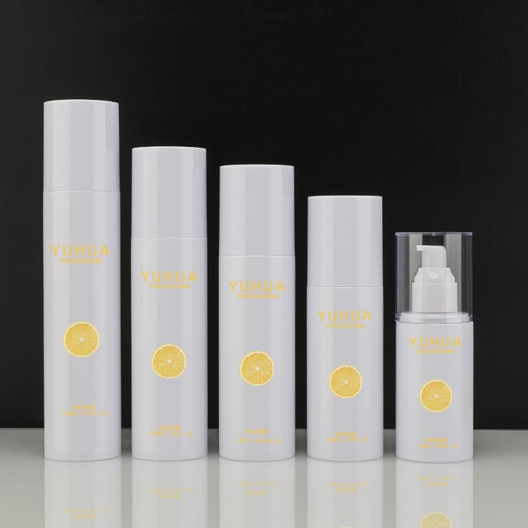 Cosmetic packaging — Recycled Refillable Cosmetic Plastic Bottle White Transparent Plastic Spray Bottle 100/120/150/180/200/250ml for Cosmetic
