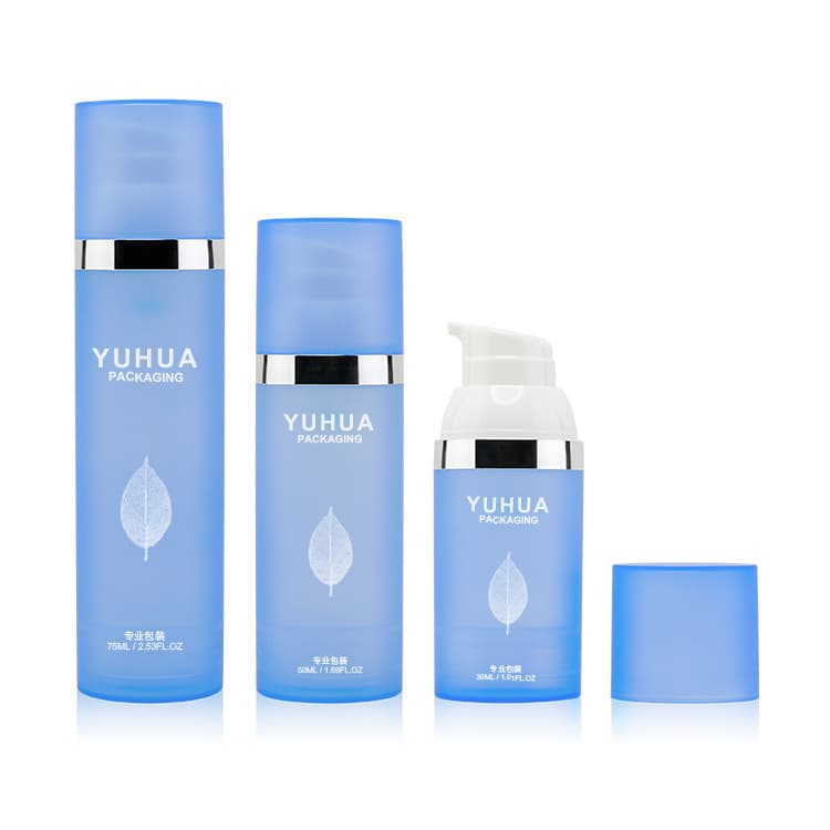 Cosmetic packaging — Wholesale 30Ml 50Ml 75Ml Frosted Cosmetic Pump Bottle Empty 30Ml Airless Pump Bottles Packaging
