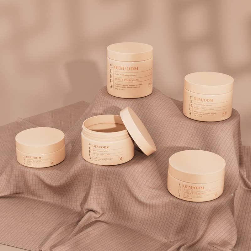 Cosmetic packaging — Wholesale PET Plastic Wide-Mouth Cream Jars 180g-480g Empty Cosmetic Packaging Body Butter Container for Skin Care