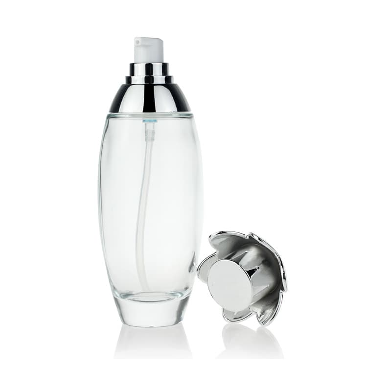 Cosmetic packaging — Glass Lotion Bottle 30ml/100ml/120ml Custom Color Cosmetic Packaging Bottles Set Container Manufacturers