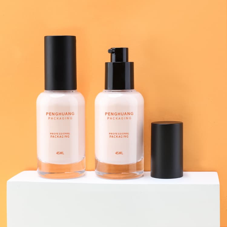Cosmetic packaging — One Stop Service  Liquid Foundation Bottle Makeup Packaging Foundation Bottle Empty Liquid Foundation Bottle