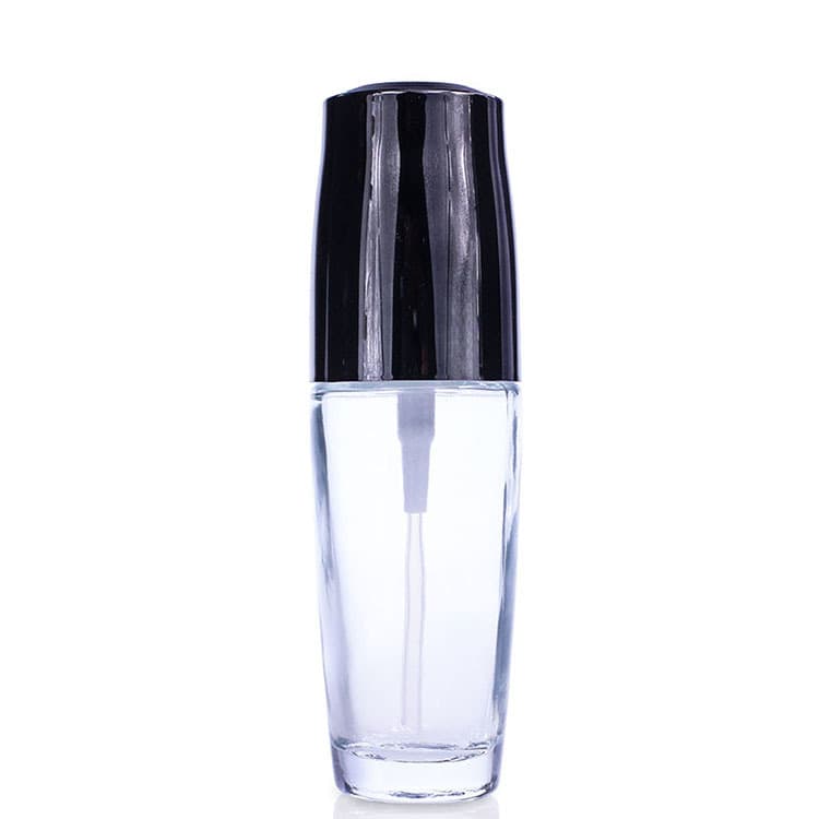 Cosmetic packaging — wholesale 30ml empty liquid foundation makeup glass bottle foundation glass cosmetic lotion bottles 1oz