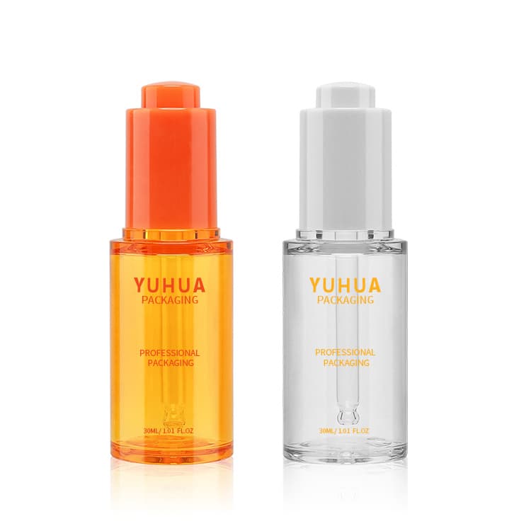 Cosmetic packaging — preferential price plastic care oil serum dropper bottle 30ml skincare packaging plastic serum essence oil bottle with pipette