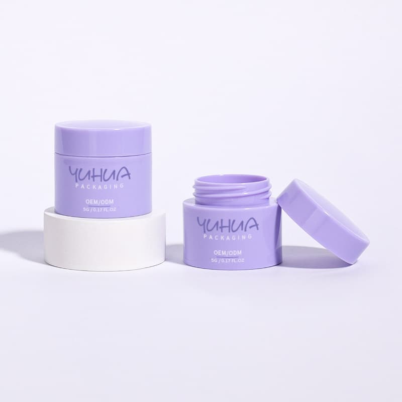 Cosmetic packaging — Refillable Mini PP Jar 5g 10g Lipstick Plastic Jars Skincare  Packaging Eye Cream Container