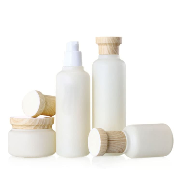Cosmetic packaging — China Design Empty Environmentally Friendly Cosmetic Cream Packaging Bottle Set