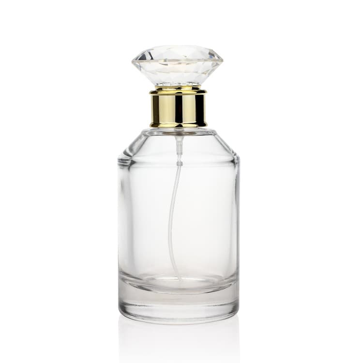 Cosmetic packaging — Clear Round Prefum Glass Spray Bottle 50ml 100ml 250ml With Low Price