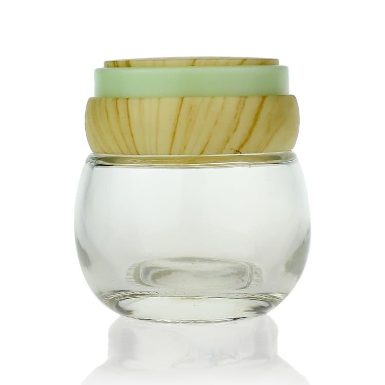 Cosmetic packaging — Luxury empty  50g 30g cream jar glass cosmetic skincare packaging container Wholesale