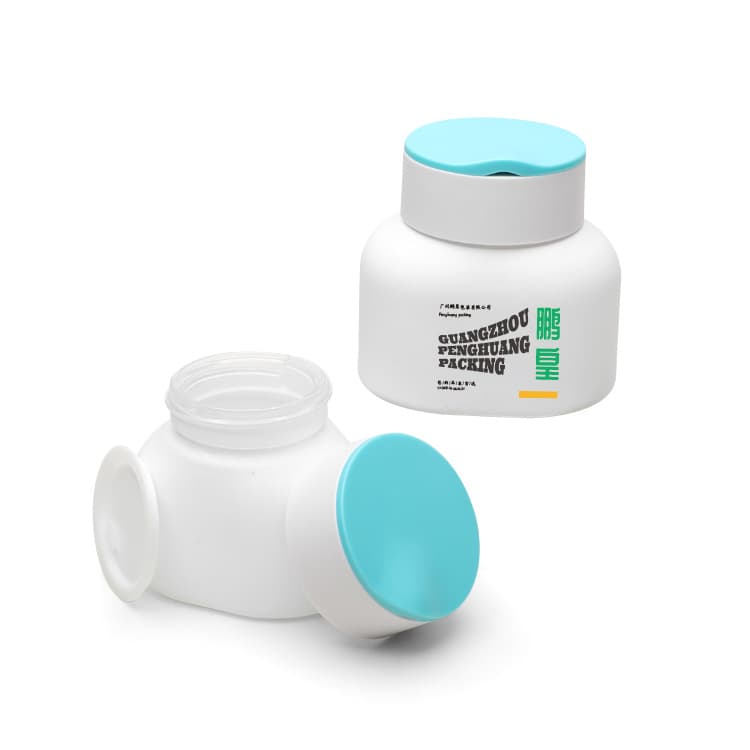 Cosmetic packaging — OEM Luxury empty Glass Cosmetic Face Cream jar Set skin care packaging makeup 30g custom eye cream jars