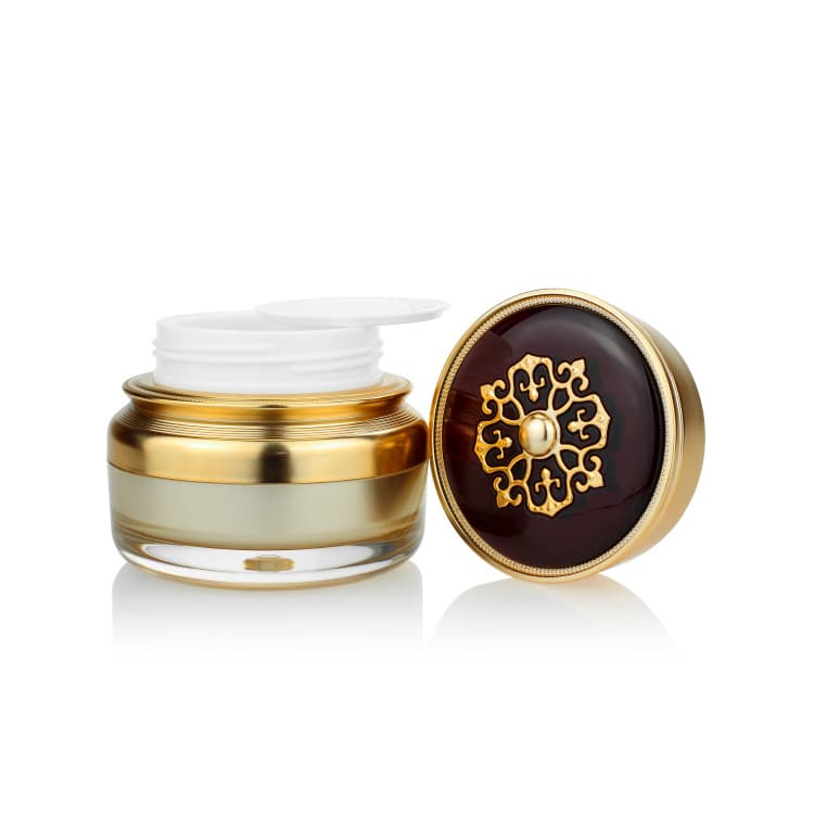 Cosmetic packaging — Luxury Glass Jar 30g  50g Face Cream Jars Cosmetic Packaging Set for Skin Care Jar Manufacturers