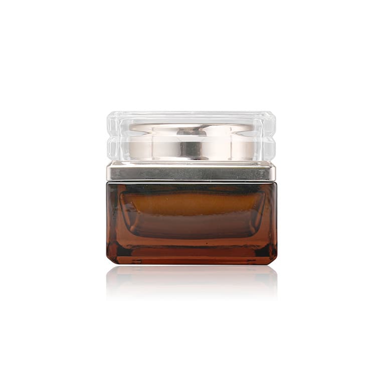 Cosmetic packaging — Wholesale 50g Face Cream Jars Container  Cosmetic Packaging Set Glass jar for Skin Care Eye Cream Jars