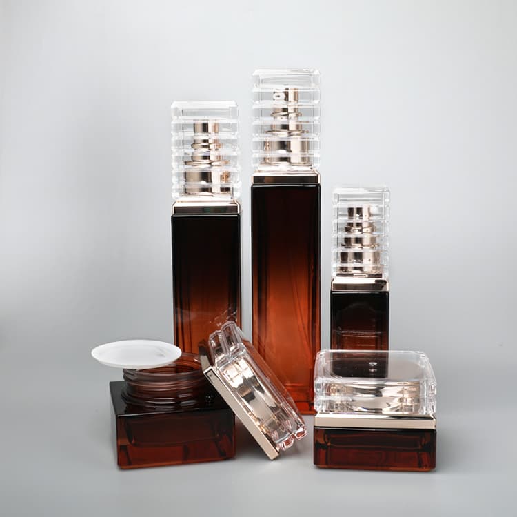 Cosmetic packaging — Wholesale Glass jar 30g  Face Cream Jars Container  Cosmetic Packaging Set for Skin Care Eye Cream Jars