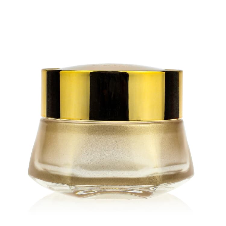 Cosmetic packaging — Luxury cosmetic packaging 50g 30g 20g cream glass jar gold lid for skincare Facial Cleanser