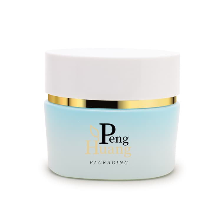 Cosmetic packaging — Factory Custom Face Cream Jar 50g Glass Cosmetic package Containers Round Jars For Creams