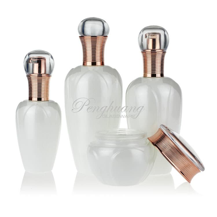 Penghuang Packaging: Product Selection Guide for White Porcelain Glass Lotion Bottles