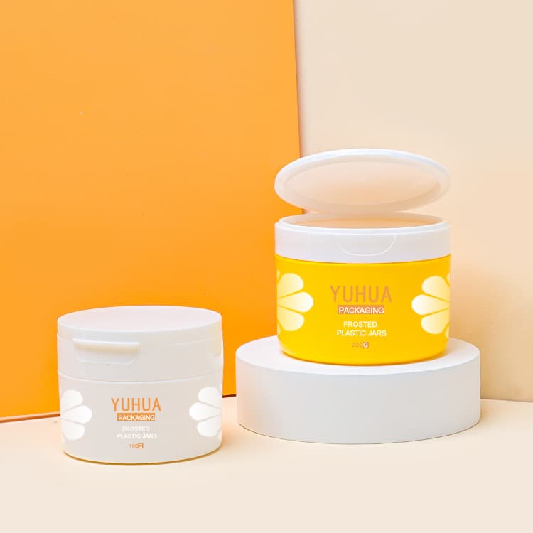 Penghuang Packaging Launches 100g/200g PP Flip Cap Jar for Skincare Packaging