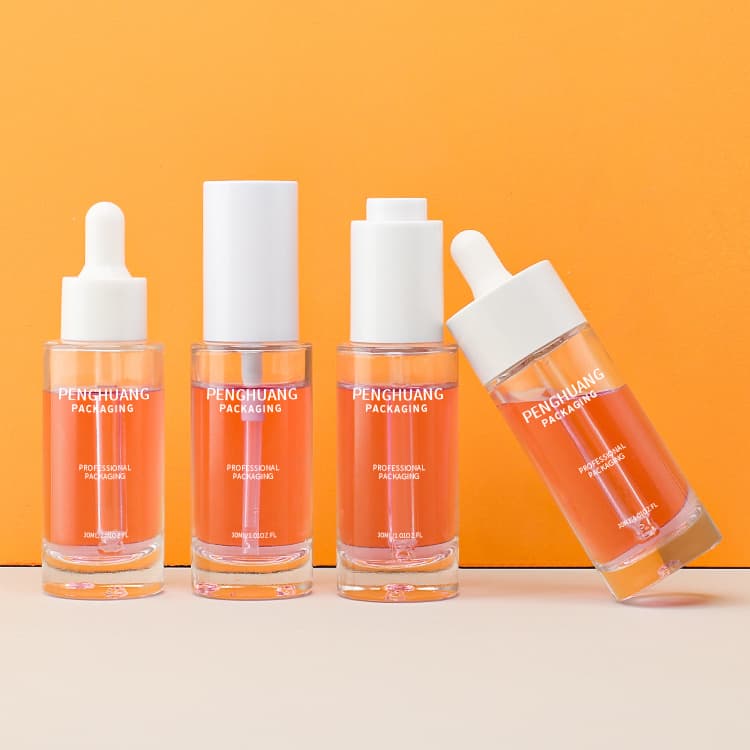 Transparent Glass Pump Bottle Buying Checklist: Penghuang Packaging 30ml Cylindric Dropper Bottle Guide
