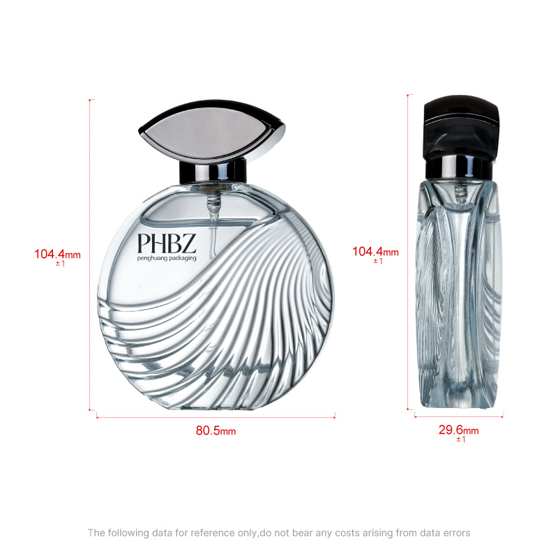 Cosmetic packaging — Custom Logo Square 50ml Luxury Glass Perfume Bottle Unique Wave Texture Empty Refillable Fragrance Spray Factory Supply (6)