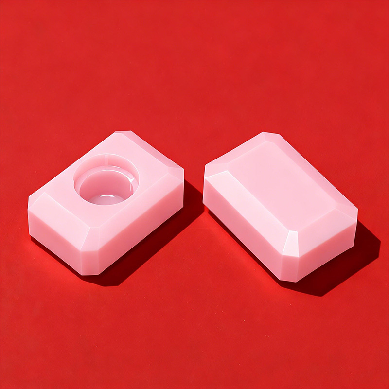 Cosmetic packaging — 30ml Rectangular Matte Frosted Glass Perfume Spray Bottle Geometric Slanted Overcap OEM Custom Fragrance Atomizer Empty Cosmetic (4)