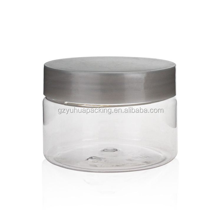 Cosmetic packaging — 120ml transperate  pet cream and food jar can (2)