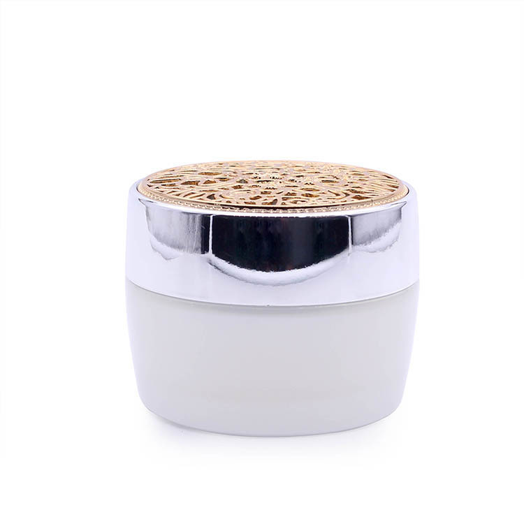 Cosmetic packaging — Glass jar  50g Custom Color Electroplating Face Cream Jars Container Cosmetic Packaging Set for Skin Jar (2)