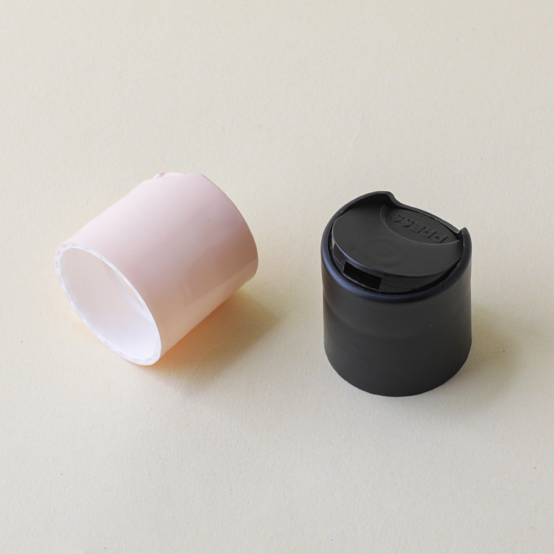 Cosmetic packaging — Refillable Cosmetic Squeeze Containers 200ml Flat Empty Plastic Shampoo and Conditioner Bottles with Disc Top Cap (5)