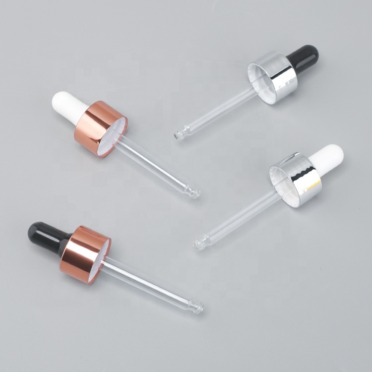 Cosmetic packaging — 20/30/40/50/60ml Brown/Amber Frosted Glass Dropper Bottles for Serum & Face Oil with Round/Flat Shape (2)