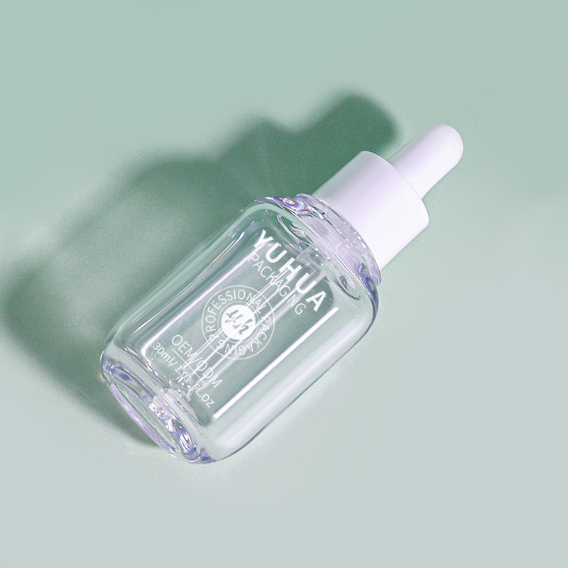 Cosmetic packaging — 15ml 30ml 50mlPETG Plastic Dropper Bottle Transparent Empty Essential Oil Serum Bottle Luxury Cosmetic Skincare Packaging Bottle (5)
